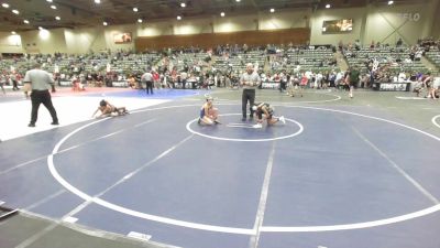 80 lbs Consolation - Evangeline Lively, Lassen Wrestling Association vs Alexzeah Corona, Misfits