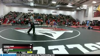 110 lbs 5th Place Match - Sydney Babi, Eaglecrest vs Mimi Boone, Arapahoe