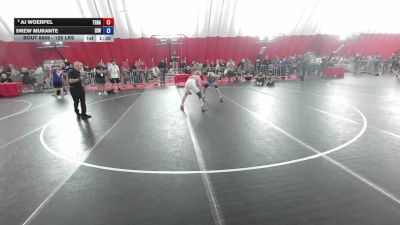 126 lbs Cons. Quarters - AJ Woerpel, Team Nazar vs Drew Murante, IZZY Style Wrestling