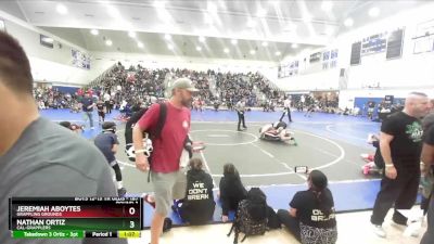 187 lbs Round 3 - Jeremiah Aboytes, Grappling Grounds vs Nathan Ortiz, Cal-Grapplers