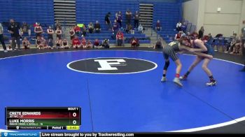 90 lbs Round 1 (4 Team) - Luke Morris, Indian Creek A (small) vs Crete Edwards, Jet WC