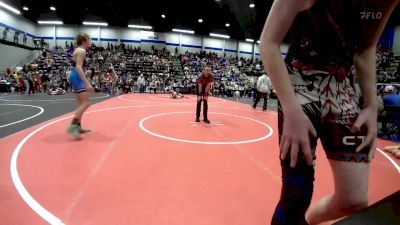 126 lbs Semifinal - Caysin Perkins, Comanche Takedown Club vs Kason Scruggs, Hennessey Takedown Club