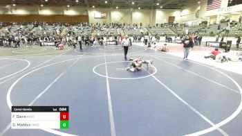 70 lbs Consolation - Finnegan Davis, Mustangs WC vs Grayson Maddux, Umpqua WC