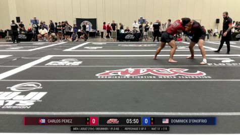 Carlos Pérez vs Dominick D'Onofrio 2025 ADCC Orlando Open/Youth Trials