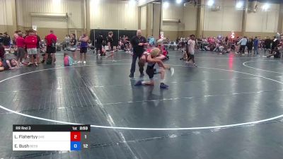 120 lbs Rr Rnd 3 - Leland Flahertyy, Quest For Gold vs Eric Bush, Beebe Trained Blue
