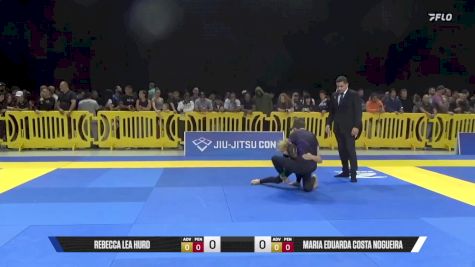 Maria Eduarda Costa Nogueira vs Rebecca Lea Hurd 2025 Pan IBJJF Jiu-Jitsu No-Gi Championship