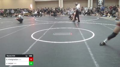 157 lbs Round Of 64 - Dylan Khelghatian, San Dimas vs Joshua Leiper, Swamp Monsters