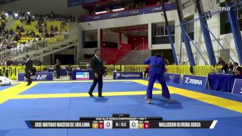 Wallisson Oliveira Souza vs Jose Mathias Macedo De Lira Luna 2026 World Jiu-Jitsu IBJJF Championship