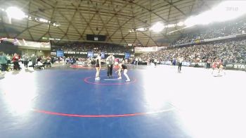 Girls 2A 125 lbs Cons. Round 5 - Josselyn Medina, Othello (Girls) vs Lillian Hulegaard, Ridgefield (Girls)