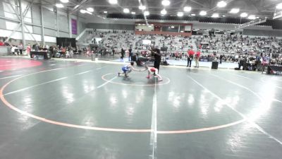 64 lbs Quarters - Lylah Hoffman, New Hampshire vs Neala Block, Team Real Life Wrestling