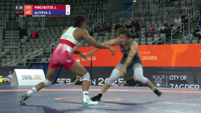 57 kg Gold Jacarra Winchester, USA vs Zhala Aliyeva, AZE