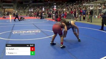 110 lbs Round Of 16 - Rance Gullett, Hilldale Youth Wrestling Club vs Ian Traina, Pryor Tigers