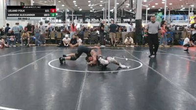 128 lbs Rr Rnd 2 - Leland Folk, Outlaws - HSC vs Andrew Alexander, GT Kombat - HSC