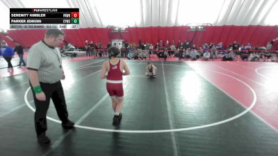 12U True Beginner - 105.6-112.2 Champ. Round 2 - Dustin Kaminski, Wisconsin vs Bentley Benson, Wisconsin