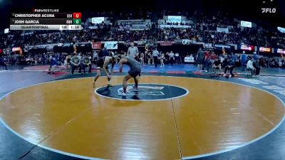 AA - 150 lbs Quarterfinal - Josh Garcia, Billings West vs Christopher Acuna, Billings Senior High School