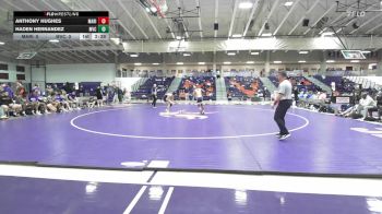 125 lbs Round 5 (10 Team) - Haden Hernandez, Missouri Valley vs Anthony Hughes, Marian University (IN)