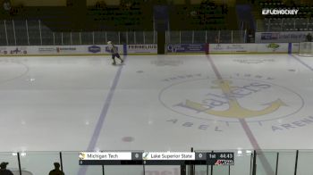 Full Replay - Michigan Tech vs Lake Superior | WCHA (M)