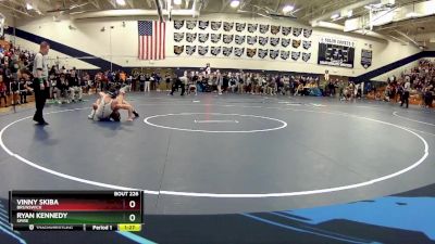 126 lbs Quarterfinal - Vinny Skiba, Brunswick vs Ryan Kennedy, Spire