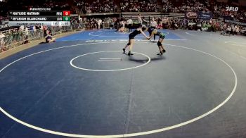 G 120 lbs Champ. Round 2 - Ryleigh Blanchard, Lafayette Girls vs Kaylise Nathan, Prairieville Girls