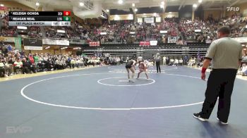 110 lbs 1st Place Match - Reagan Neal, Leon Bluestem HS vs Keleigh Ochoa, Smith Center HS