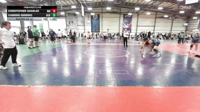 195 lbs Round Of 64 - Christopher Quarles, Indiana Outlaws White vs Carmine Gerbino, Blue Wave