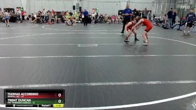 88 lbs Placement (4 Team) - Thomas Accordino, Seagull WC vs Trent Duncan, Mat Warriors Maniacs