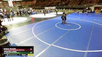 157 lbs Cons. Round 2 - Kahlil Pilacin, Paloma Valley High School Wrestling vs Spencer Lange, La Costa Canyon High School Wrestling