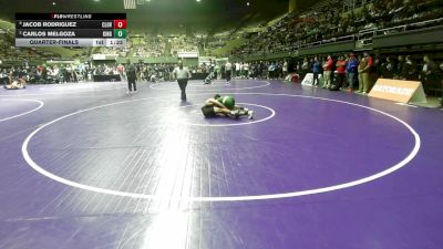 115 lbs Quarterfinal - Jacob Rodriguez, Clovis North vs Carlos Melgoza, Kingsburg