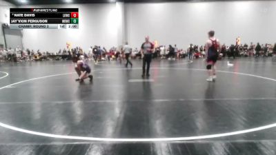 135 lbs Champ. Round 2 - Jay`vion Ferguson, Macon Bibb Wrestling Club vs Nate Davis, Level Up Wrestling Center