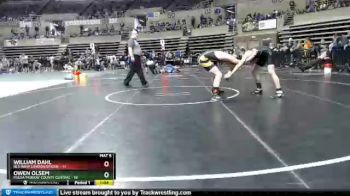 160 lbs Semis (4 Team) - William Dahl, NLS (New London/Spicer) vs Owen Olsem, Fulda/Murray County Central