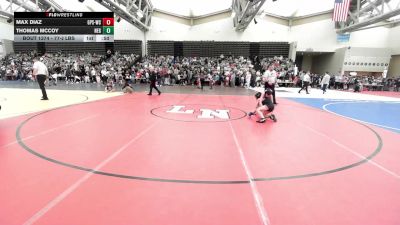 77-J lbs Consi Of 16 #1 - Max Diaz, GPS Wrestling Club vs Thomas McCoy, New England Gold