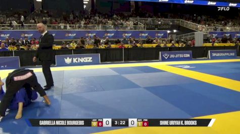 Gabriella Nicole Bourgeois vs Shine Uriyah K. Brooks 2026 Pan Kids Jiu-Jitsu IBJJF Championship