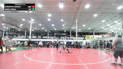 102 lbs Rr Rnd 2 - Samantha Massey, Homegrown Black - HSC vs Mikey Perna, Takedown Sports - HSC