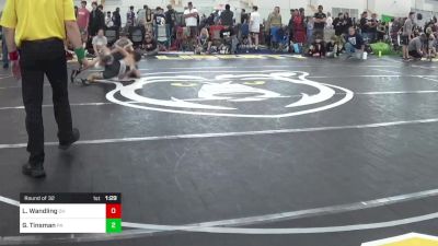 132-E Mats 1-5 10:30am lbs Round Of 32 - Landyn Wandling, OH vs Griffin Tinsman, PA