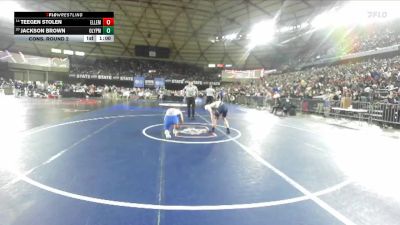 Boys 2A 150 lbs Cons. Round 2 - Teegen Stolen, Ellensburg vs Jackson Brown, Olympic