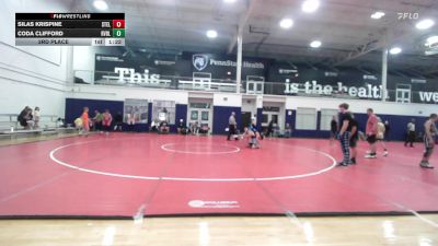 105 lbs 3rd Place - Silas Krispine, Steller Trained Jango - MS vs Coda Clifford, Revival Blue - MS