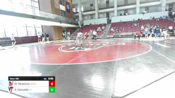 197 lbs Consi Of 8 #2 - Malaikyi Mckenna, Newberry - UNATT vs Glean Gonzalez, Virginia Tech