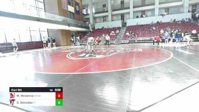 197 lbs Consi Of 8 #2 - Malaikyi Mckenna, Newberry - UNATT vs Glean Gonzalez, Virginia Tech