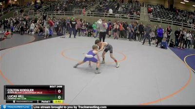 71 lbs 1st Place Match - Lucas Hill, Caveman Mat CLub vs Colton Koegler, Roseburg Mat Club/Umpqua Valle