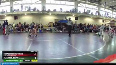 132 lbs Cons. Round 6 - Brason Schortgen, Jet Wrestling Club vs Colin Mckelvey, Contenders Wrestling Academy