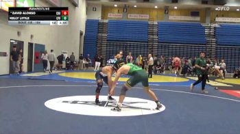 184 lbs Champ. Round 2 - Kelly Little, Cal Poly Humboldt vs David Alonso, California Baptist
