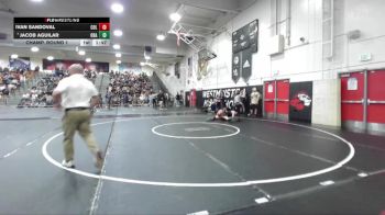 157 lbs Champ. Round 1 - Jacob Aguilar, Orange vs Ivan Sandoval, Colton