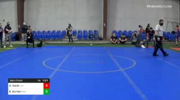 144 lbs Semifinal - Anthony Verdi, War Dog WC vs Ryan Burton, Iron Horse