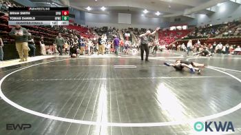 58 lbs Quarterfinal - Brian Smith, Sperry Wrestling Club vs Tobias Daniels, Hilldale Youth Wrestling Club