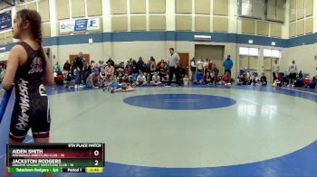 90 lbs Placement - Aiden Smith, Mishawaka Wrestling Club vs Jackston Rodgers, Kokomo Wildkat Wrestling Club
