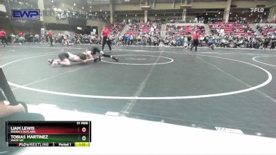 92 lbs Champ. Round 1 - Liam Lewis, Ogden`s Outlaws vs Tobias Martinez, Maize WC