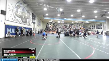 113 lbs Cons. Round 5 - Liam Qureshi, Fountain Valley vs Noe Duarte, Downey