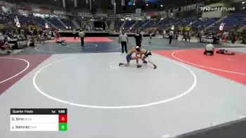 132 lbs Quarterfinal - Diego Sirio, Bear Cave WC vs Jason Ramirez, Painted Desert WC