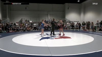 Senior Women Freestyle FS - 59 lbs Champ. Round 1 - Sofia Macaluso, West Point Wrestling Club vs London Woods, Spartan Mat Club