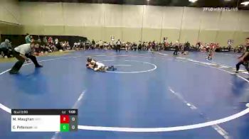 40 lbs Semifinal - Mason Maughan, Team Dash 9U vs Cayden Peterson, LWA 9U